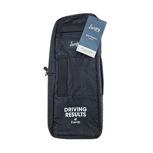 NEW NWT - Sunday Golf Big Frosty Cooler Bag - Black - Branded - Picture 1 of 6